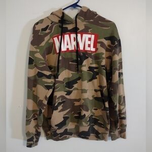 Marvel Camouflage Hoodie Size Small